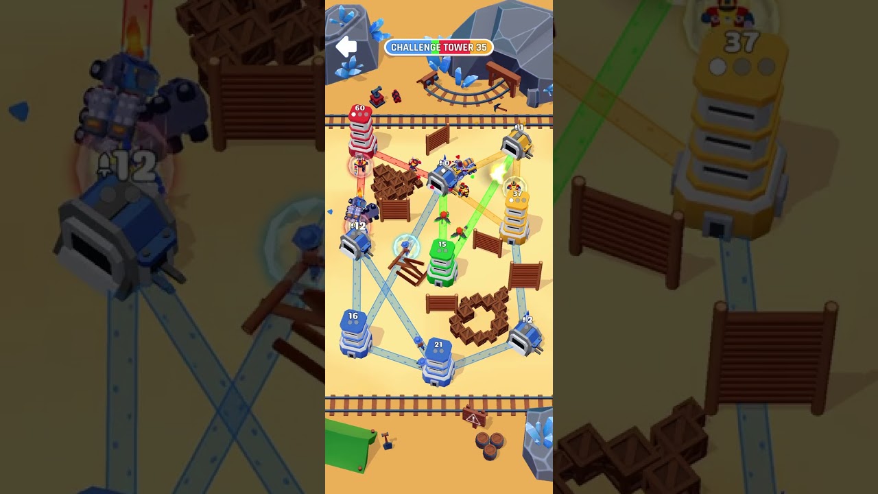 Level 34-35 victory 🤩 Challenge Tower War | #towerwarchallenge #towerwr