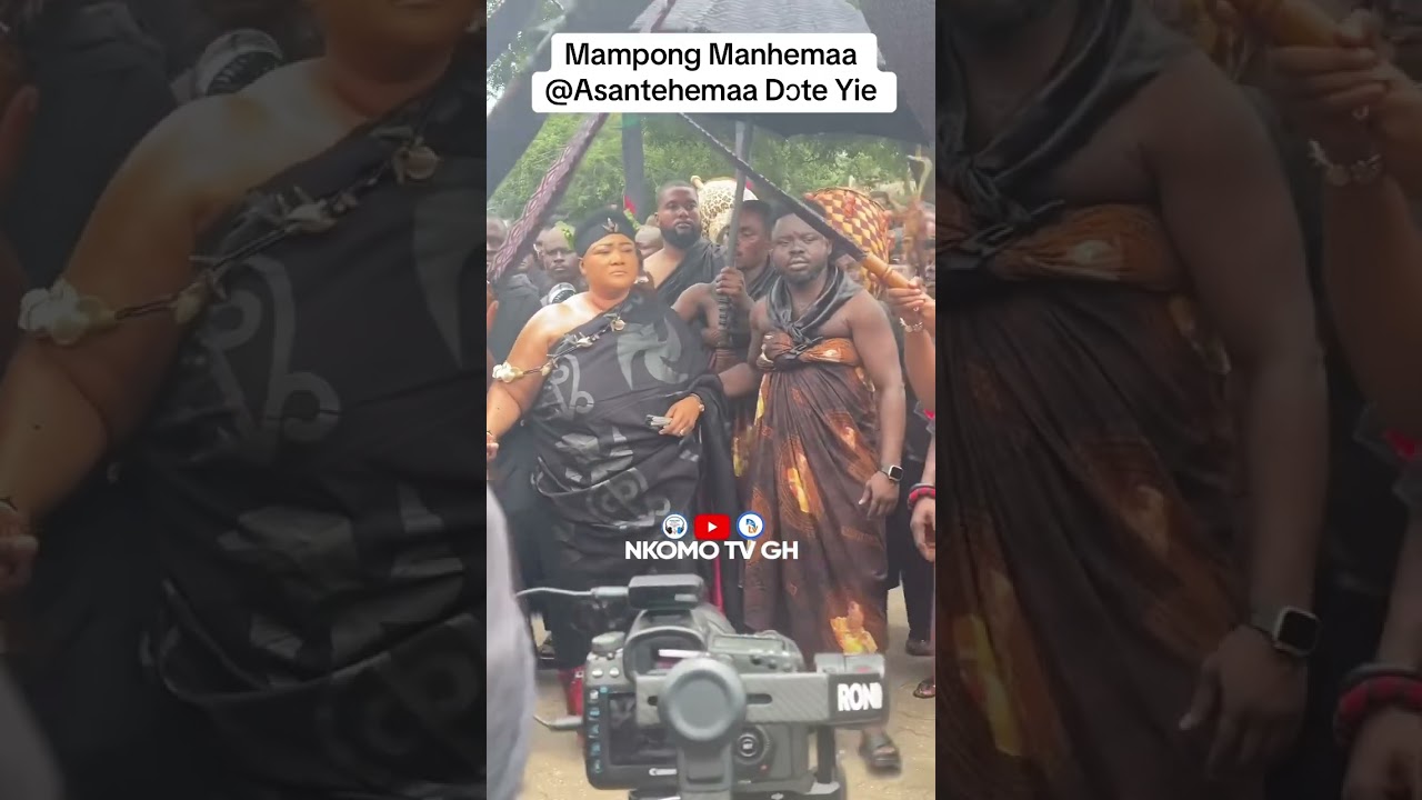 Mrs. Samira paid her condolences to the late Asantehemaa #opemsuoradio#AsantehemaaDoteYie#manhyia