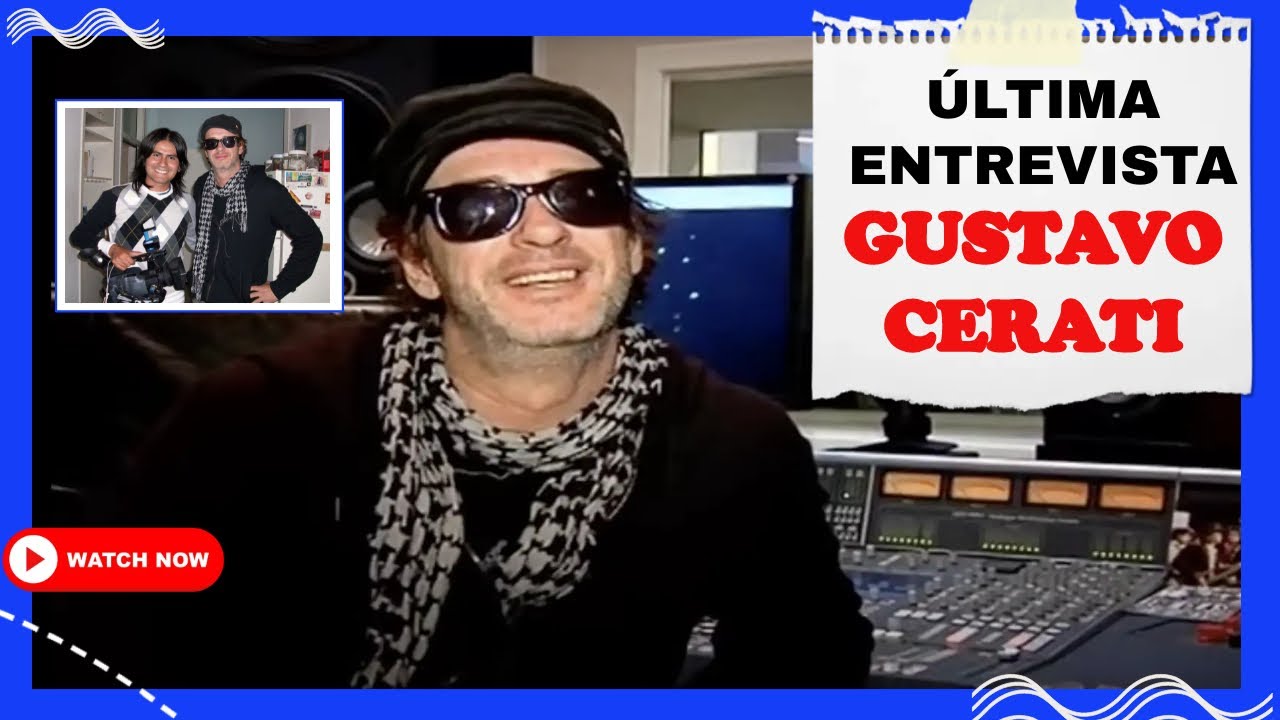 ÚLTIMA ENTREVISTA A GUSTAVO CERATI (2010)