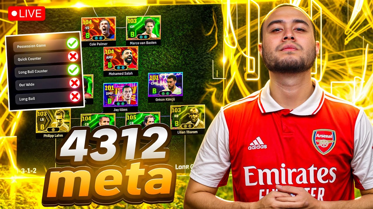 🔴 LIVE - THE 4312 IS BACK!! ✅ 100% FREE SQUAD | RANKPUSH | EFOOTBALL 2026 #INDOSQUAD
