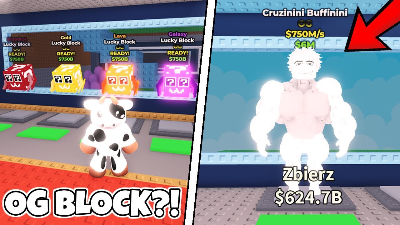 OTWORZYŁEM OG LUCKY BLOCK I STAŁO SIĘ TO... W STEAL A BRAINROT! Roblox