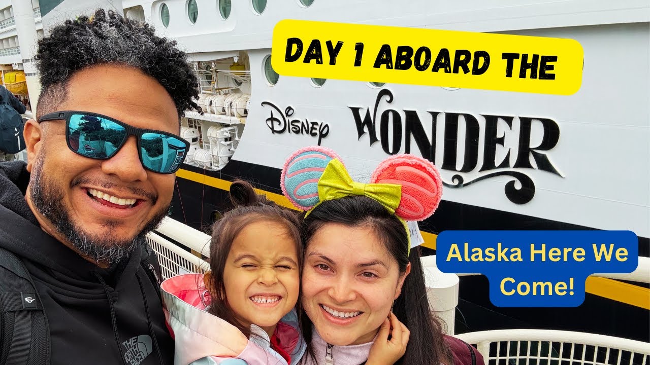 Alaska Cruise Day 1 | First Day on the Disney Wonder
