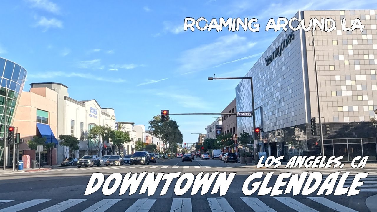Los Angeles - Driving Around Downtown Glendale