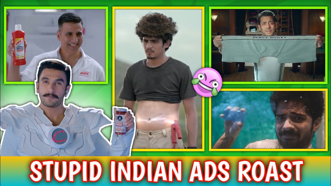 Stupid indian ads roast || funny indian tv ads 🤣