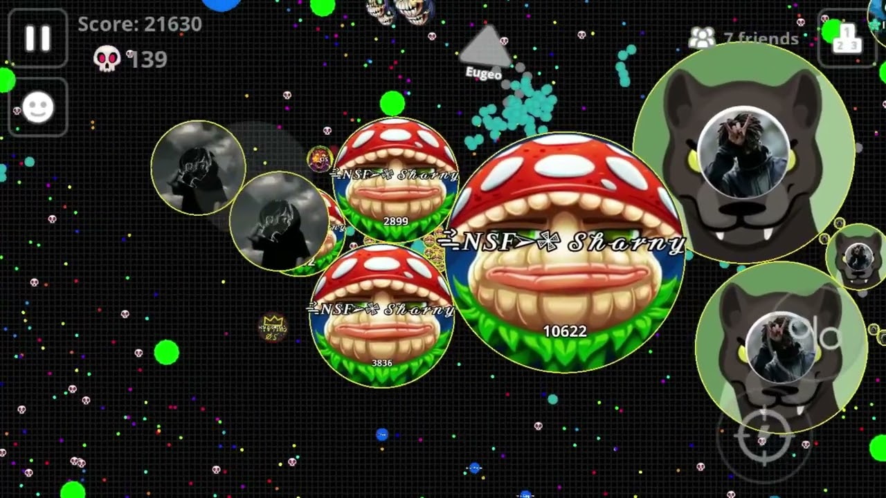 ( Agario Mobile) Playing with RXX and his live stream  🔥🔥