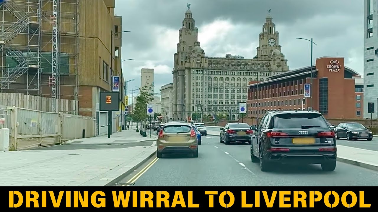 Driving in England, United Kingdom from Wirral to Liverpool / #liverpool #driving #drive #driver