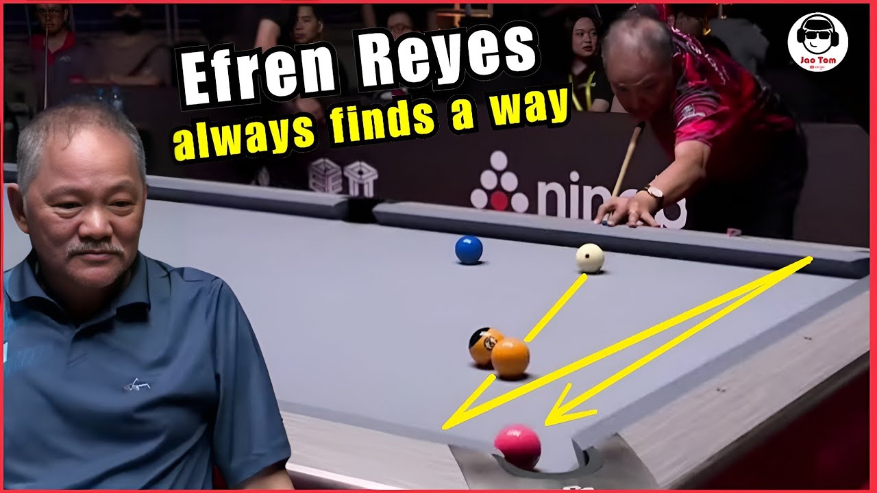 Efren Reyes always finds a way