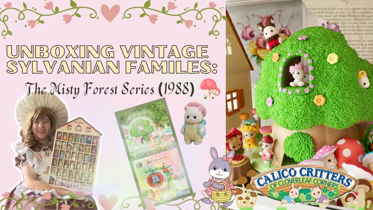 Unboxing Vintage Sylvanian Families: The Misty Forest Series
