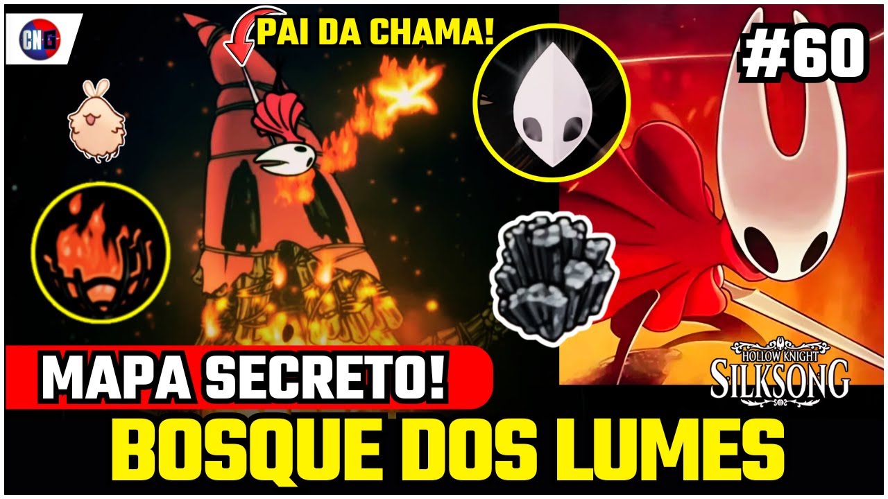 🔥 SEGREDO REVELADO! Bosque dos Lumes + Boss Pai da Chama | Guia 60 &ndash; Hollow Knight Silksong