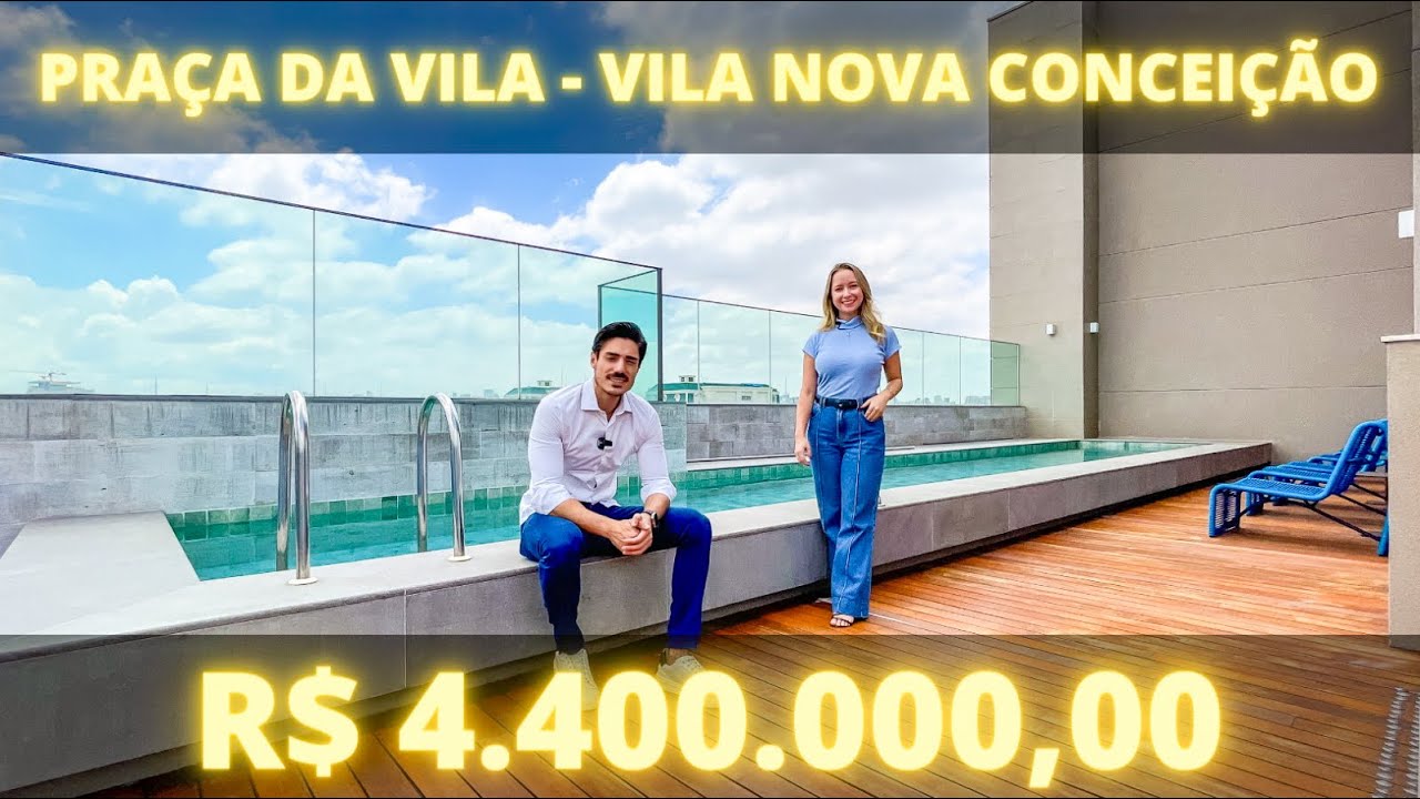 APARTAMENTO SEMI-MOBILIADO NA VILA NOVA CONCEIÇÃO - CONDOMÍNIO PRAÇA DA VILA