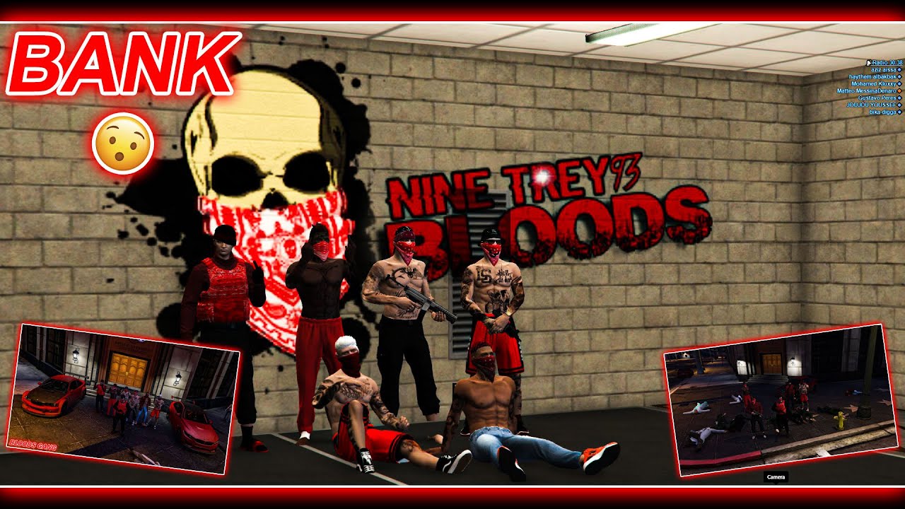 GTA 5 RP | BLOODS قراند الحياة الواقعية : حنا شواكر قليل وين تلقانا أيا ادخل 😂🔥