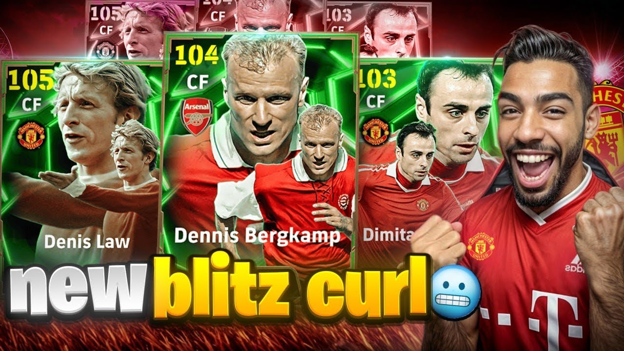 NEW D. BERGKAMP BLITZ CURL  PACK OPENING + GAMEPLAY 🔥 eFootball 25 mobile