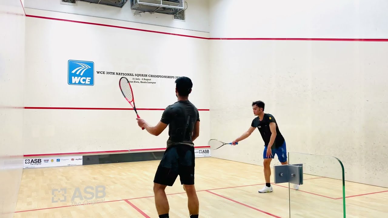 DuncanLee-SyafiqKamal P1 @ QF  | WCE 39th National Squash Championships 2024