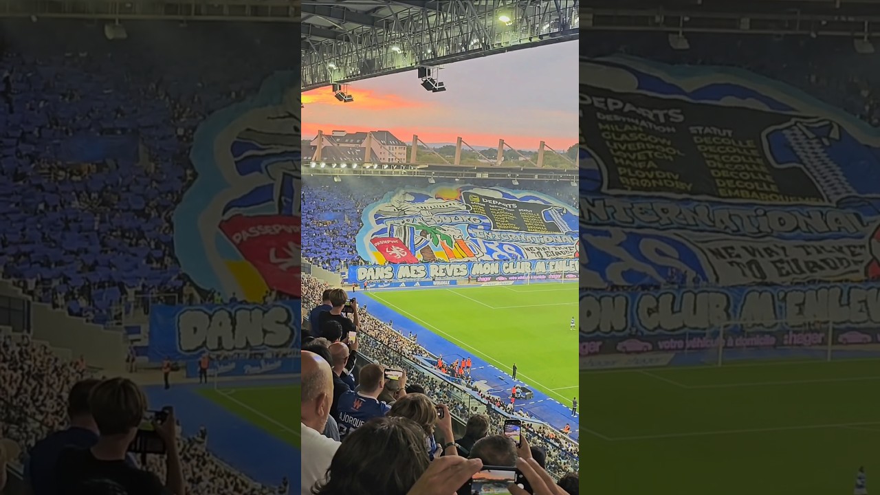 Le retour &agrave; la meinau et dans la nouvelle tribune ! #strasbourg #rcsa