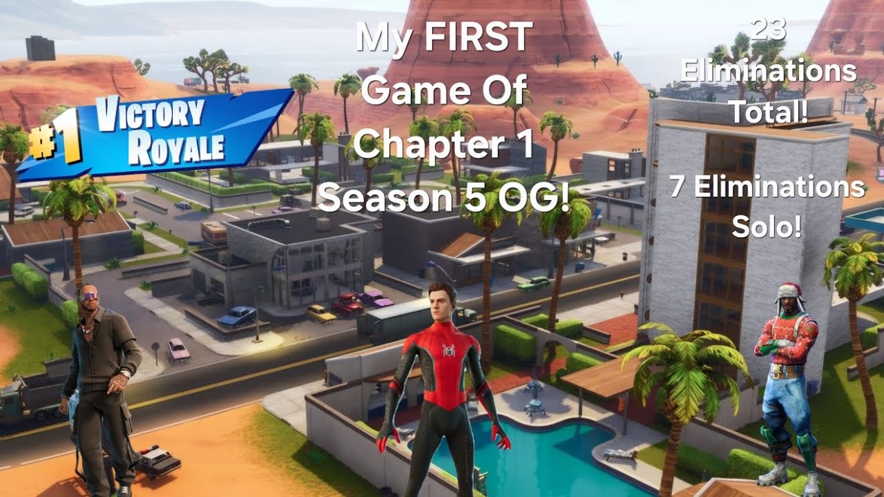 My FIRST Game Of Chapter 1 Season 5 OG! - C1S5 OG | Fortnite