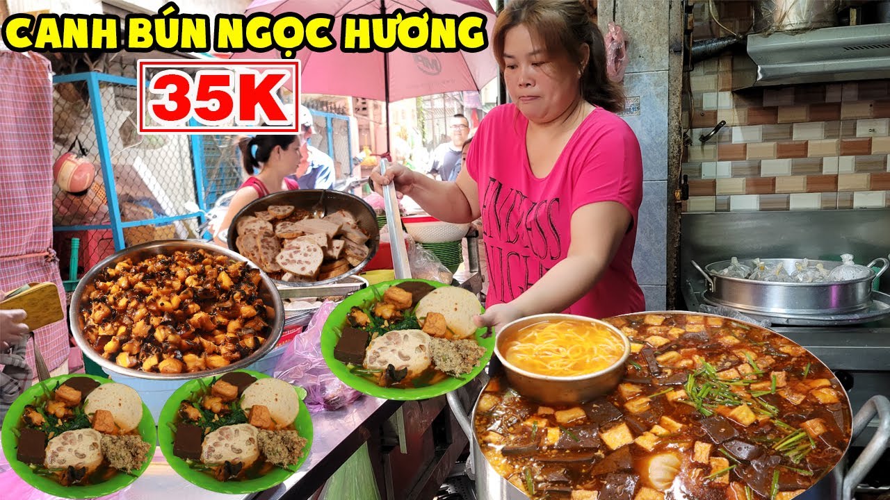 Canh Bún Ngọc Hương 35K Sâu Trong Chợ Nguyễn Văn Trỗi Vẫn Hút Khách Nhờ Loại Chả Tự Làm
