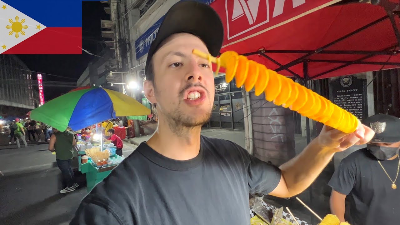 Philippines Street Food Eats for Less than $1 in Cebu 🇵🇭