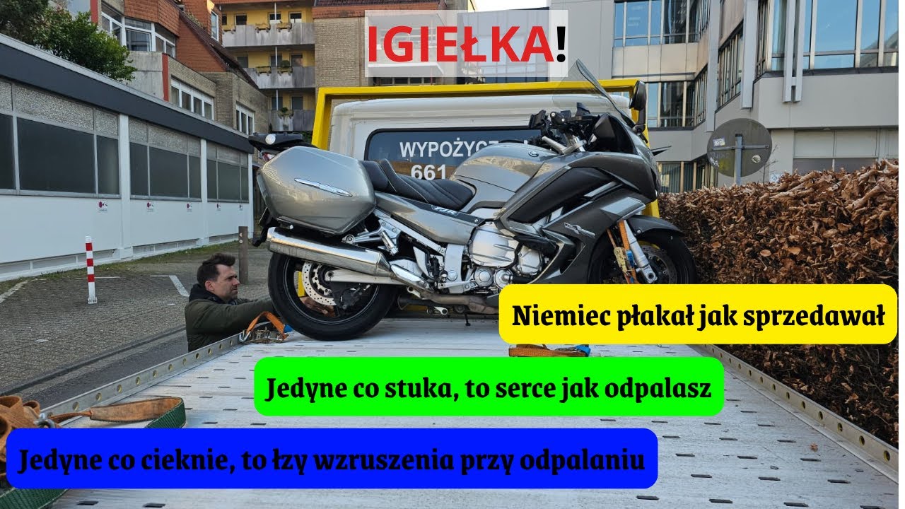 Wcale nie płakał jak sprzedawał – Odcinek 1 | Yamaha FJR 1300 [ HANDEL UŻYWKA LAWETA NIEMCY ]