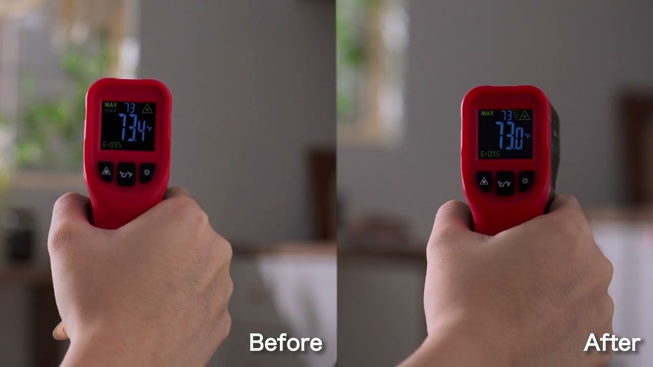 Morphy Richards Ductless Portable AC Temperature Testing