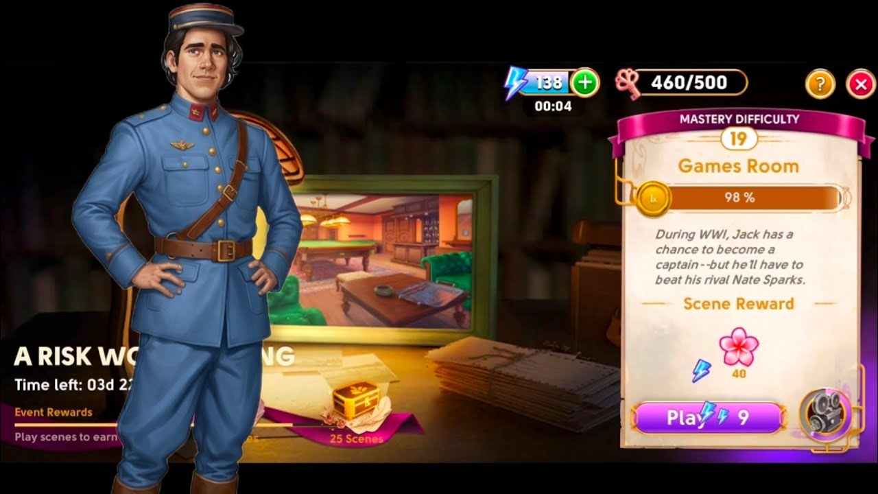 June's Journey Secrets 36 Scene 19 Games Room Silhouette Mode 4K HD