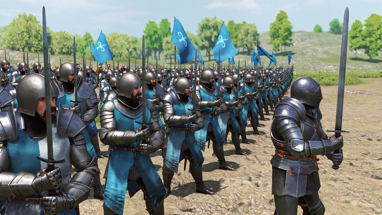500 Iron Knights vs 500 Roman Legionaries – Steel Meets Strategy | Mount & Blade 2