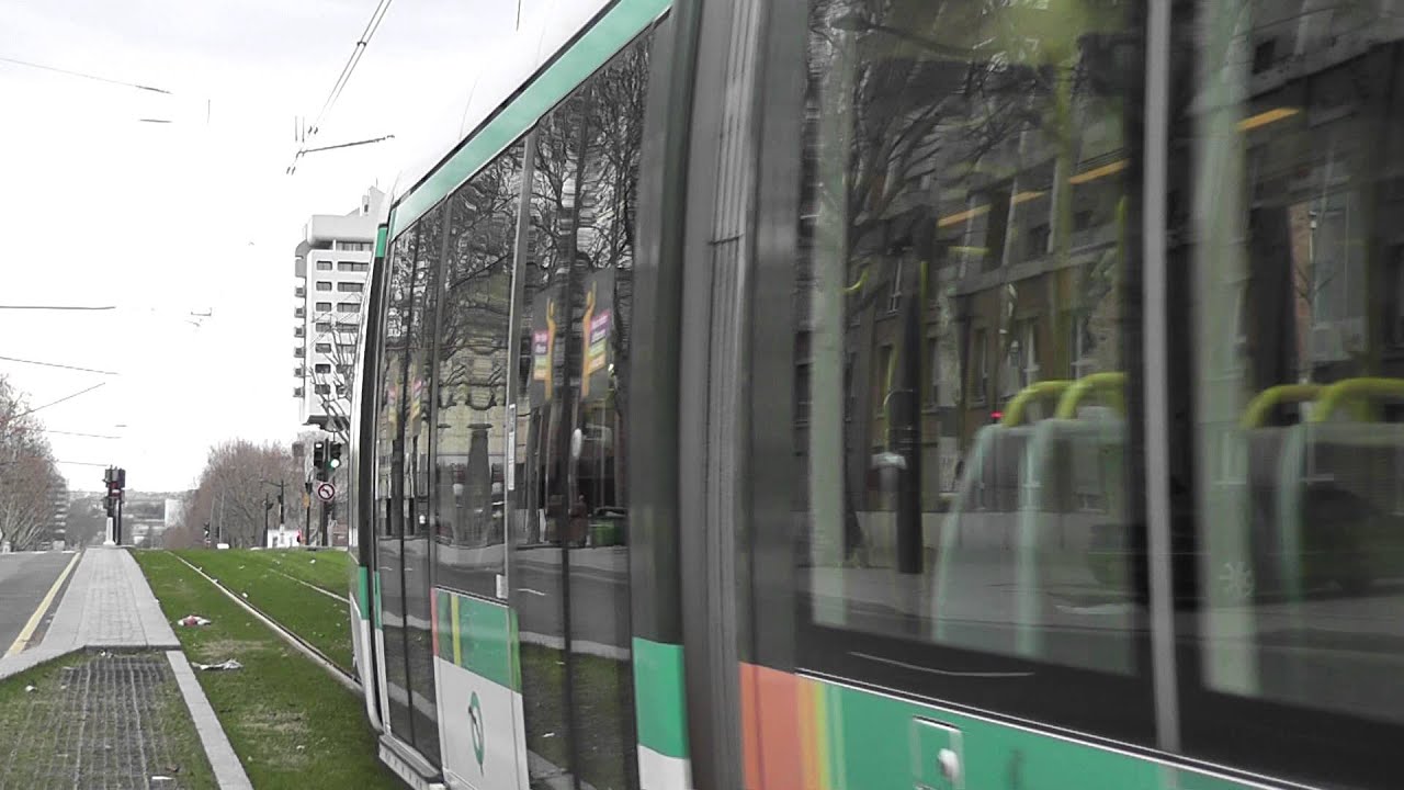 Paris, Tramway T3 au terminus Porte d'Ivry (1)