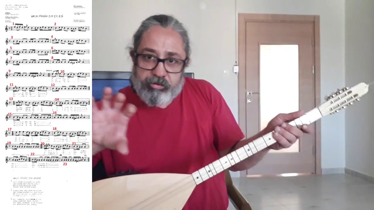 SOLFEJ AKLIM FİKRİM ZAY EYLEDİ KISA SAP BAĞLAMA EKLEYEN SURGEON