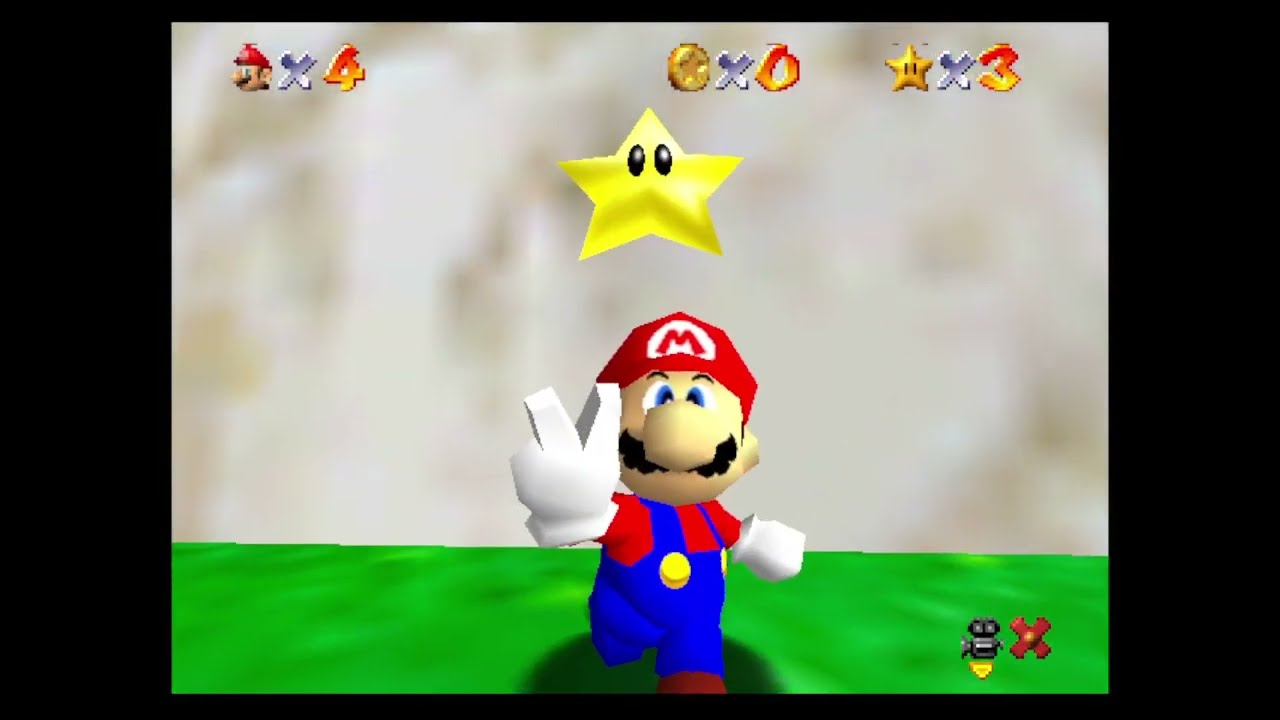 1 JUMP NO COINS NO DAMAGE behind the chain chomps gate star