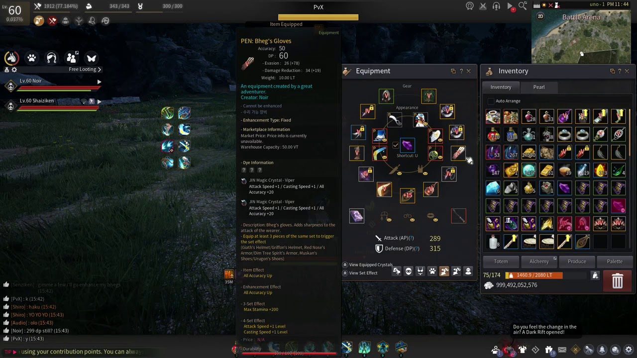 Shai PVP damage increased. 289 and 276 AP vs 299 DP