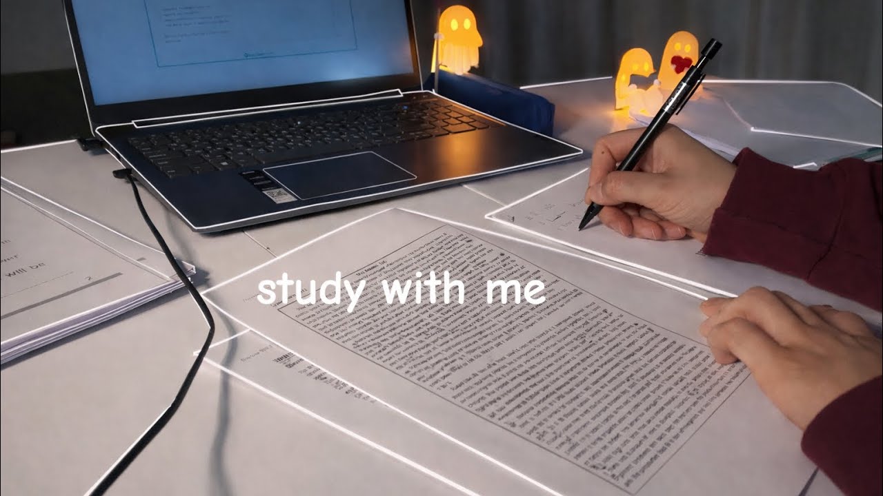 STUDY WITH ME 45 mins | No breaks | no music | ✨ DSS 