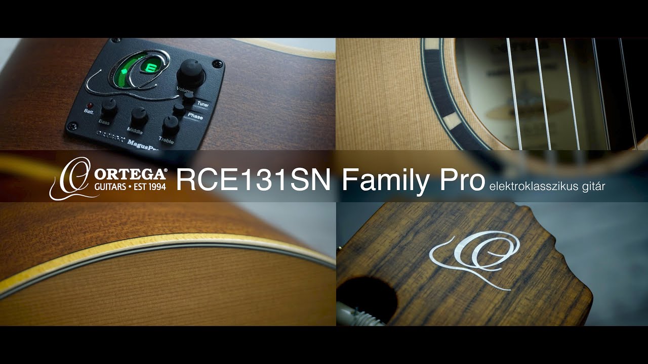 Ortega RCE131SN Family Pro elektroklasszikus git&aacute;r