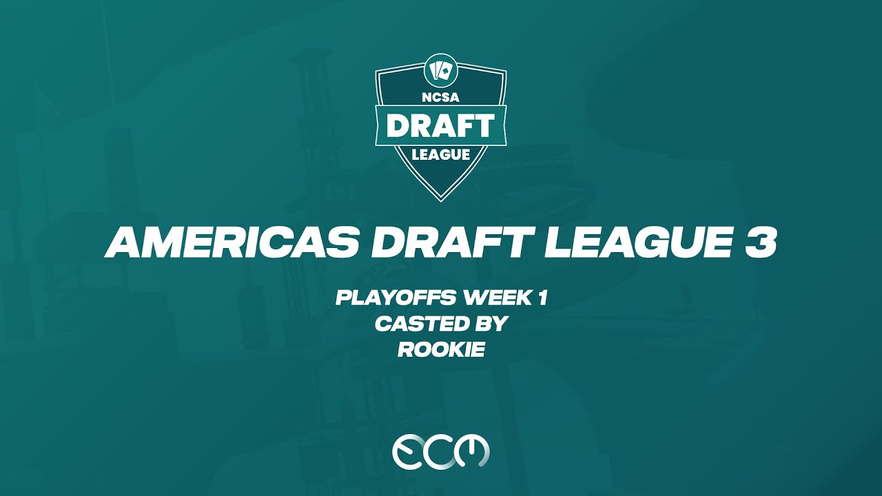 Americas Draft League - Season 3 - Playoffs Week 1 | Casted by Rook1e