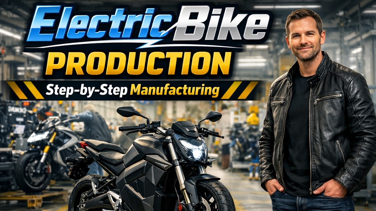 Electric Bike Manufacturing Process ⚡🏍️ | Inside a Modern Factory (Step-by-Step)