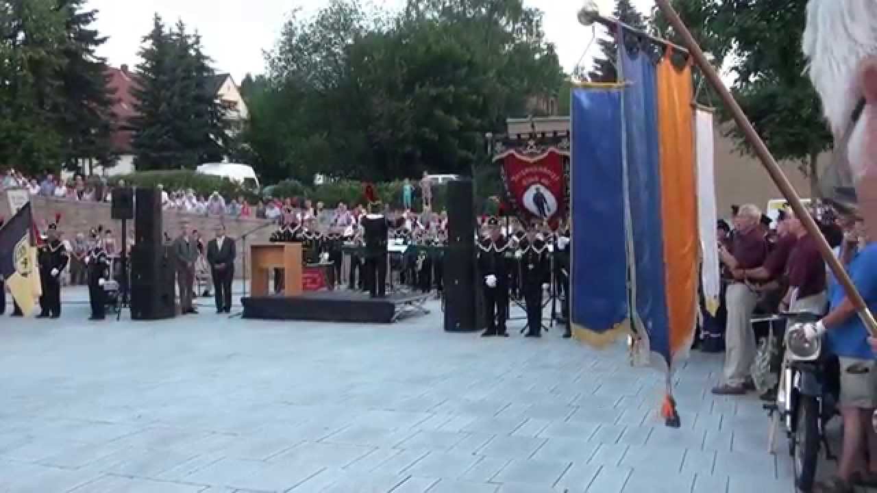 Großer Zapfenstreich in Oelsnitz/Erzgebirge