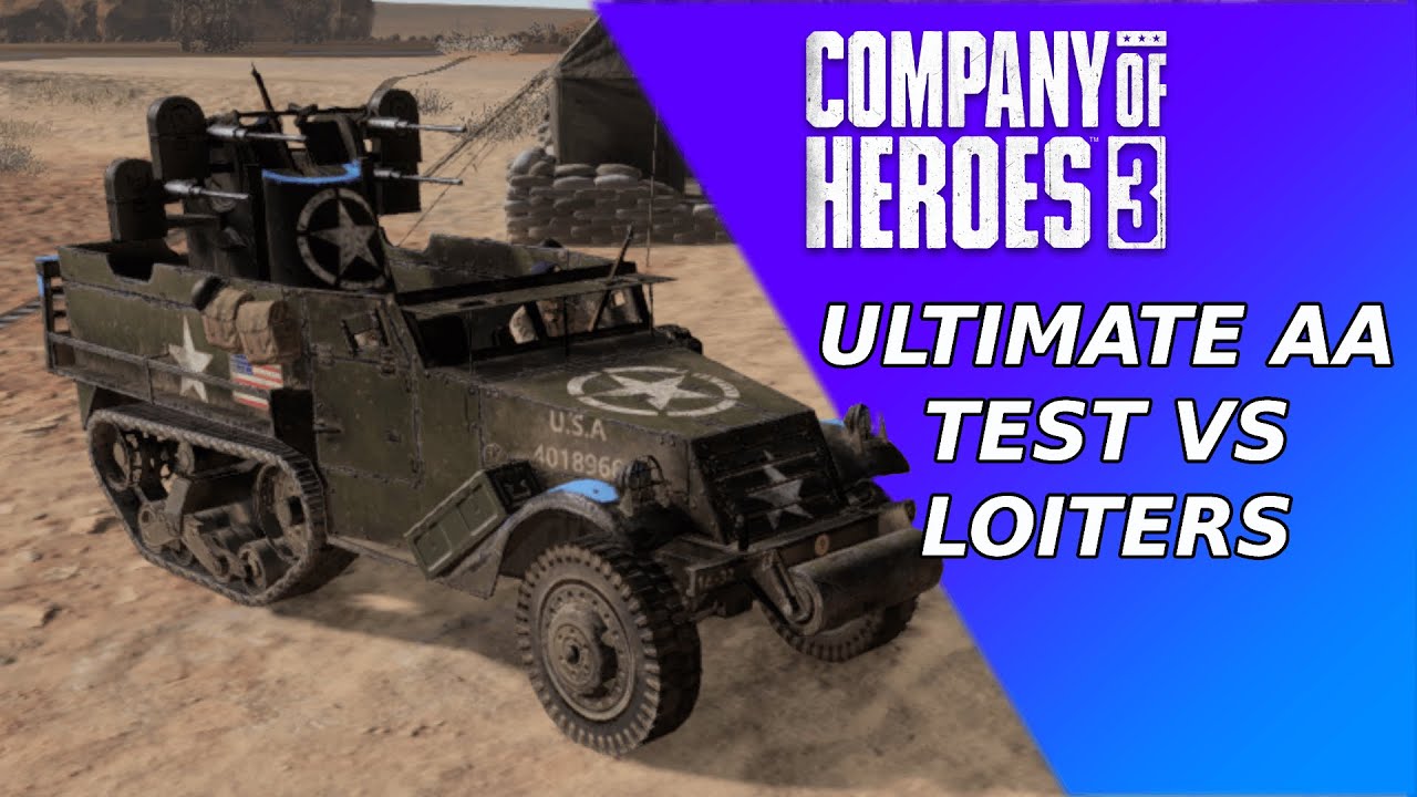 [COH3 Tips] What can stop planes loiter? Ultimate AA test
