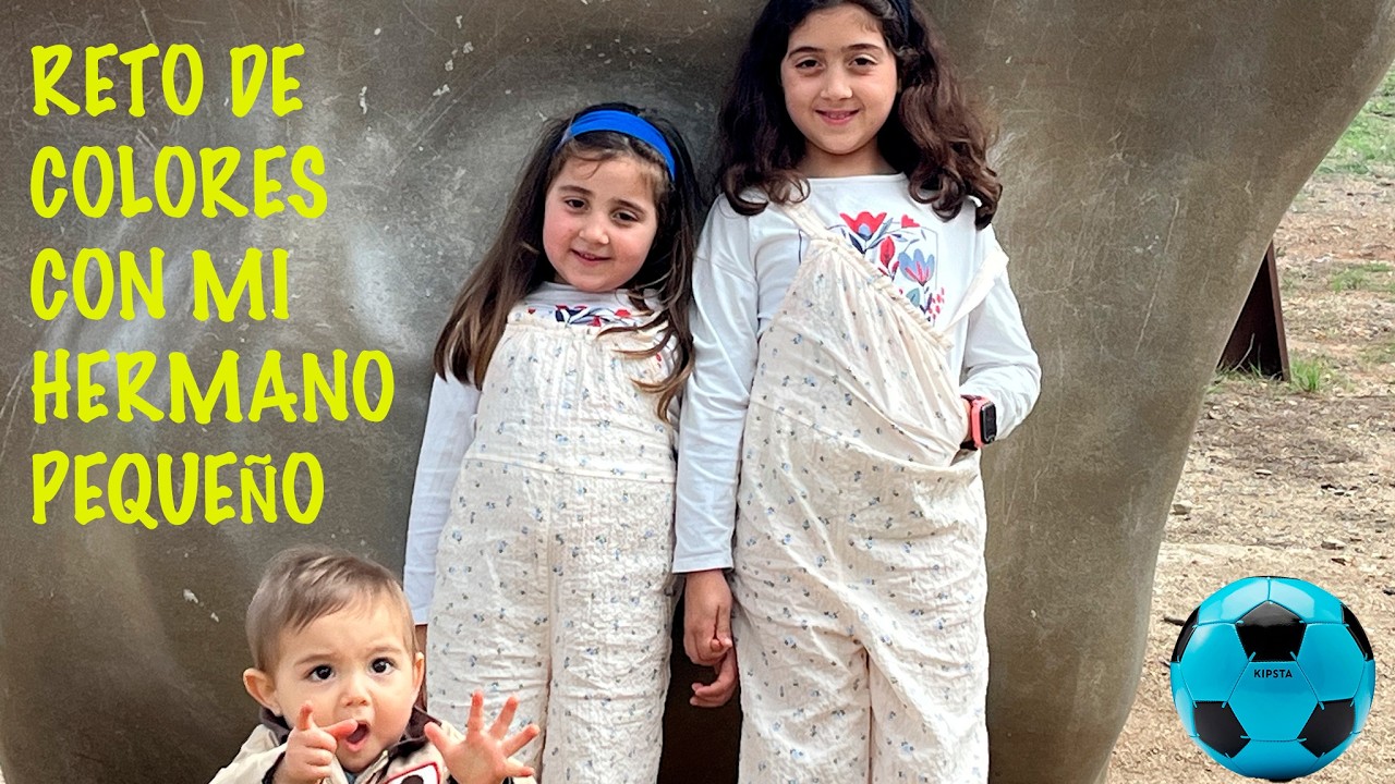 🌈👶 Aprender los colores para niños y bebés | Reto divertido de colores con hermanas y bebé