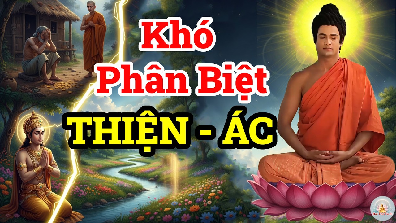 Indra hỏi Đức Phật: Tại sao trên thế gian lại khó phân biệt giữa thiện và ác đến vậy?#hoithotubi