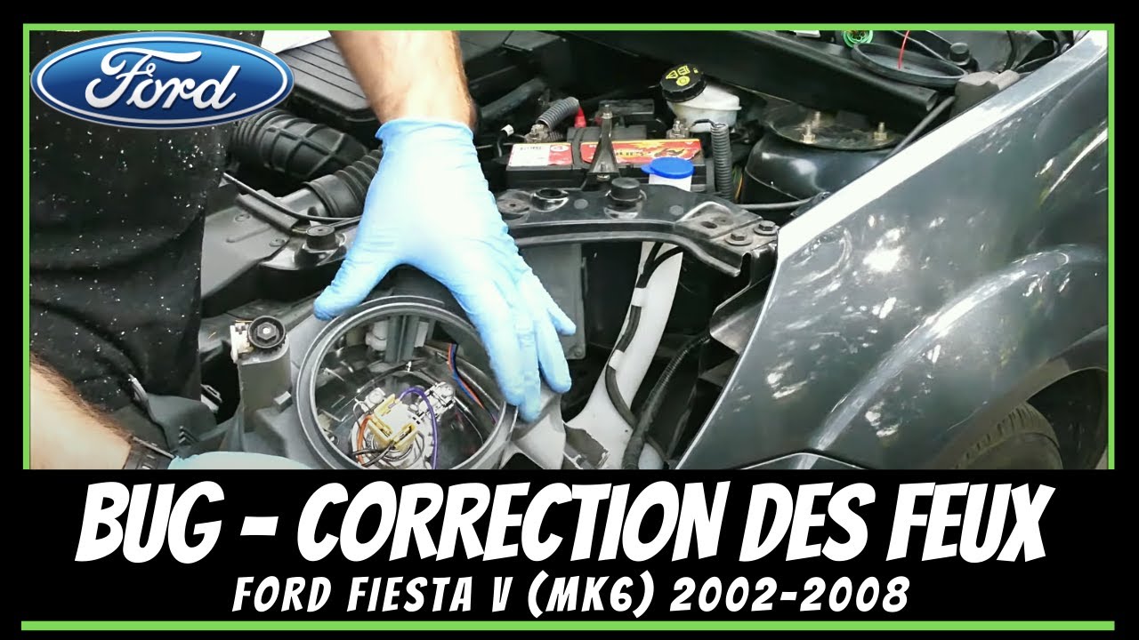 Ford fiesta Mk6 - Problème de correction des feux ? Potentiomètre H.S ? 📐