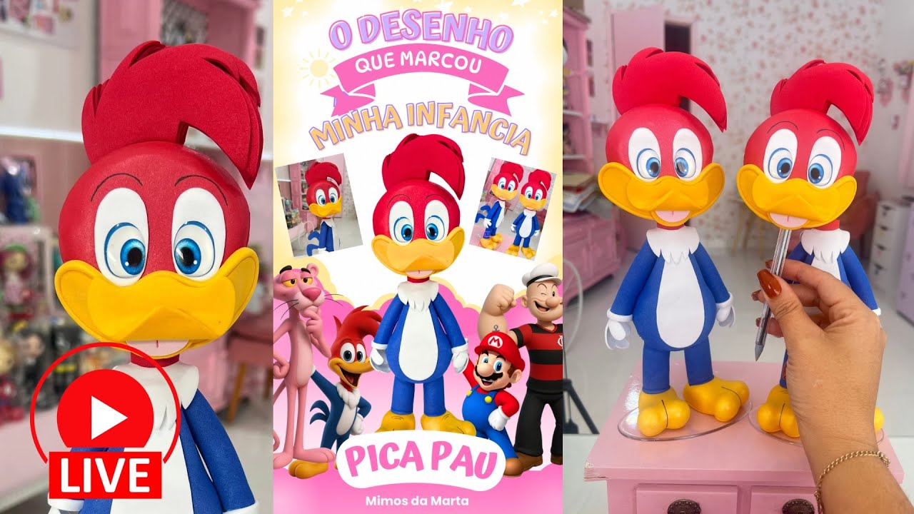 Caneta Pica Pau| O Desenho que marcou minha infância 