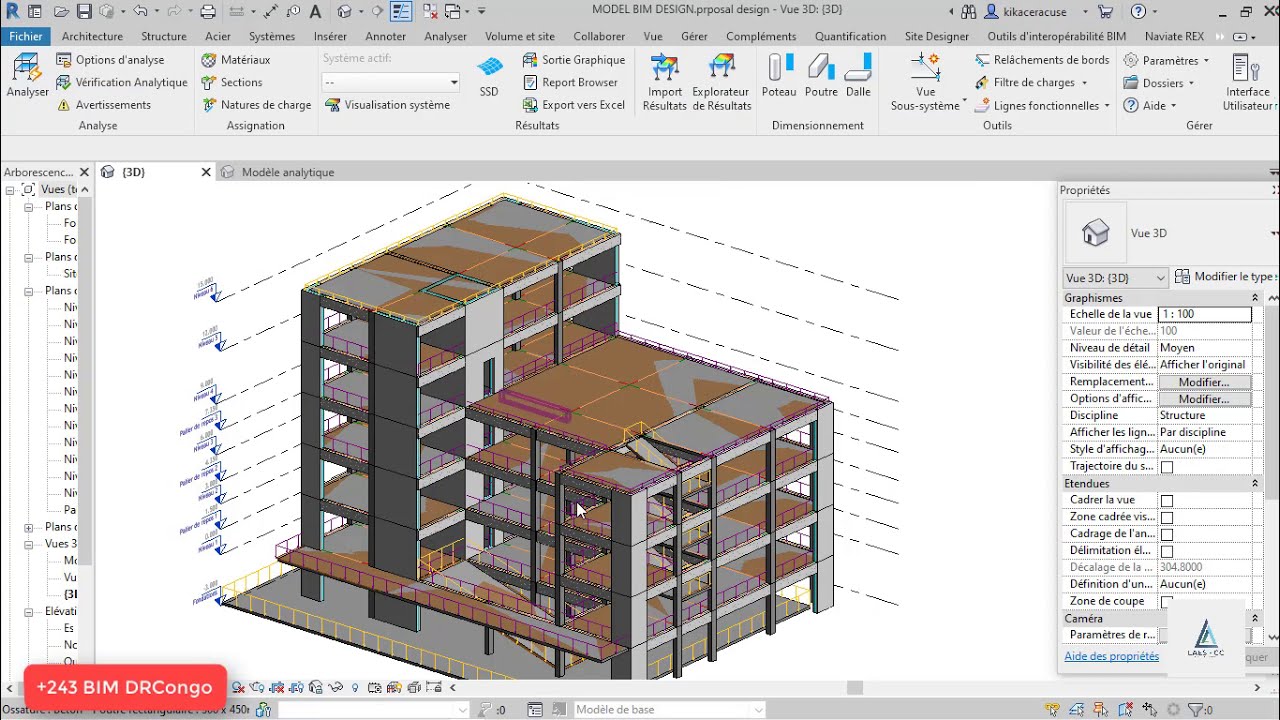 SOFISTIK Analysis and Design for Revit part 3