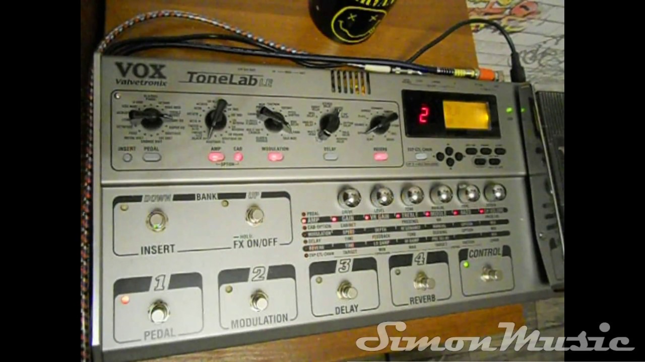 Обзор процессора VOX Tonelab LE 1я часть 