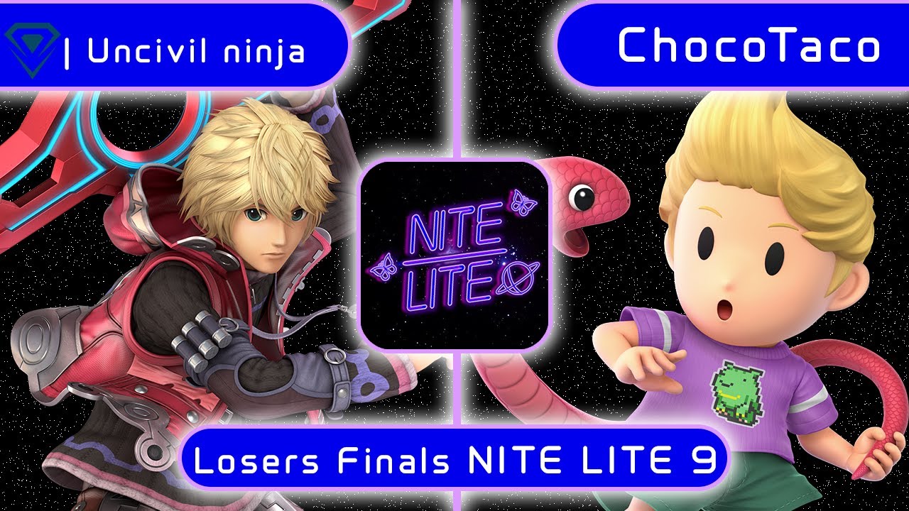 NITE LITE 9 - Uncivil ninja (Shulk) vs ChocoTaco (Lucas) - Losers Finals