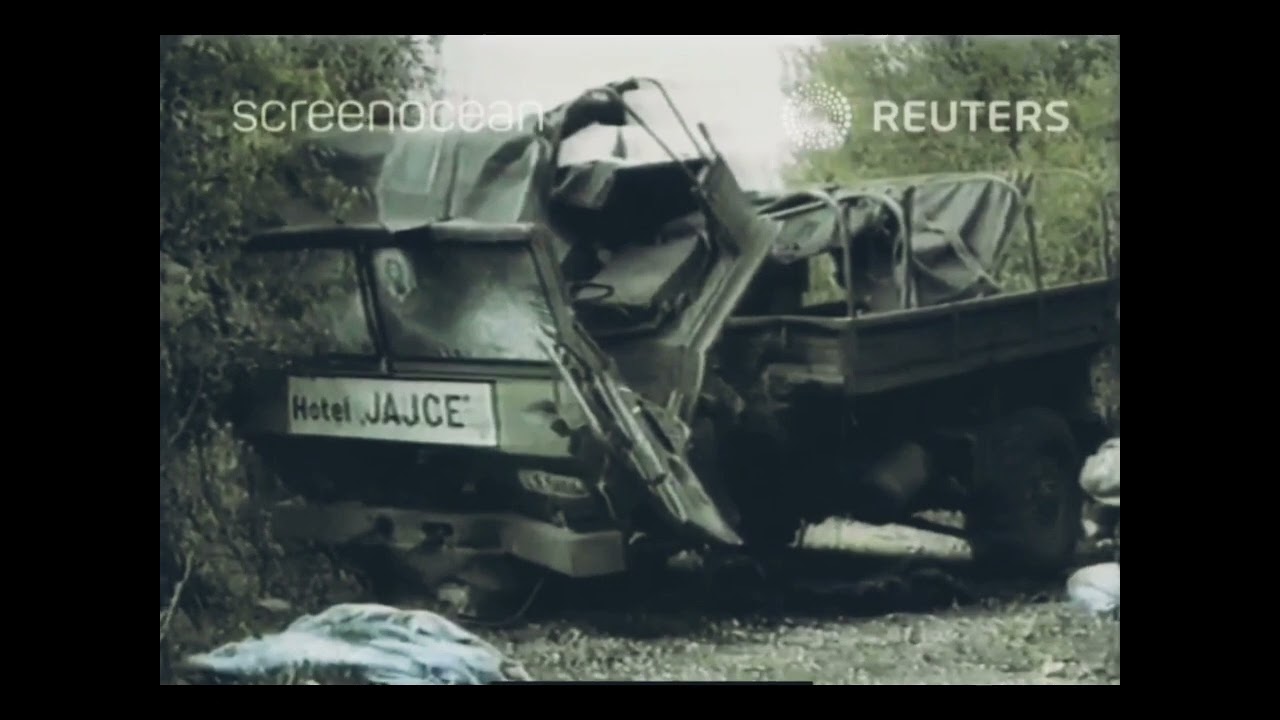 Snimak ulaska srpskih snaga u Jajce 1992  godine