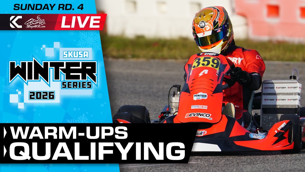 2026 SKUSA Winter Series Rd. 4 | Houston, TX | Sunday - Warm-Ups & Qualifying