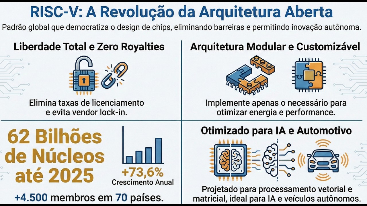 RISC V  - Arquitetura de processador open-source
