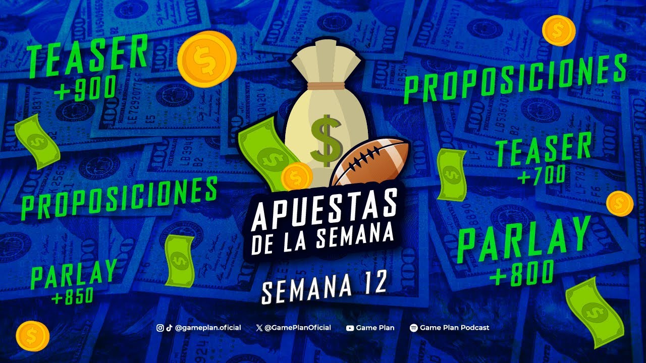 Apuestas Semana 12 NFL 2025