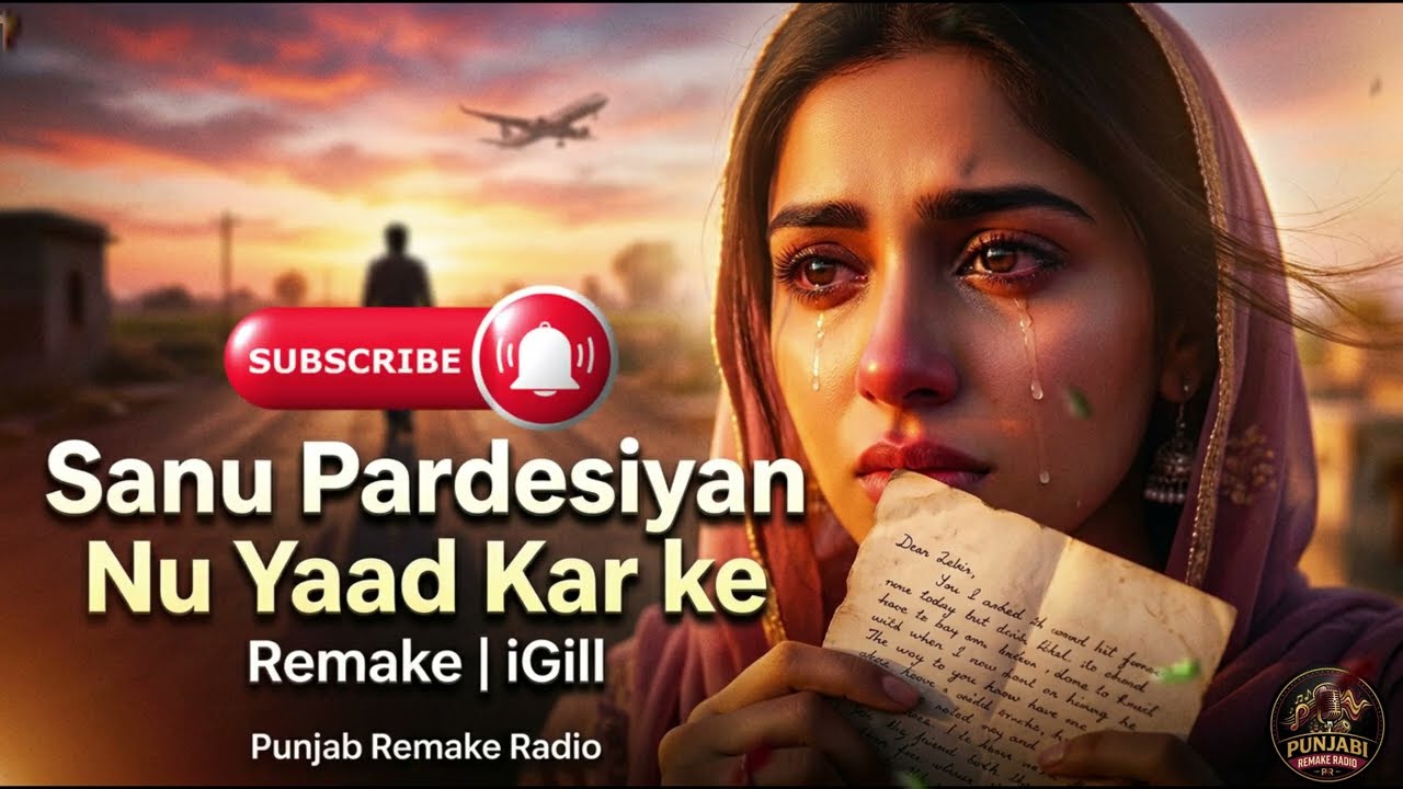 Sanu Pardesiyan Nu Yaad Kar Ke 💔 | Emotional Punjabi Remake | iGill