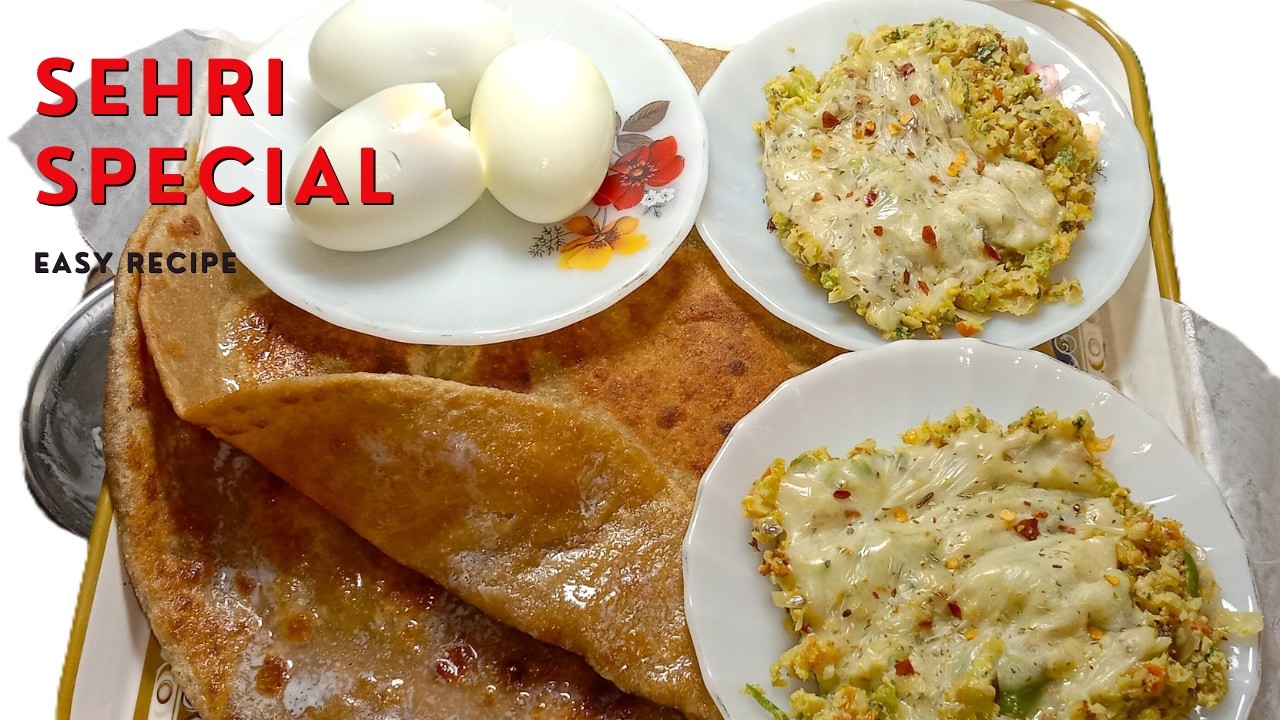 Egg Cheese Omelette Recipe | Cheesy Omelette Breakfast Recipe | Sehri Special Recipe