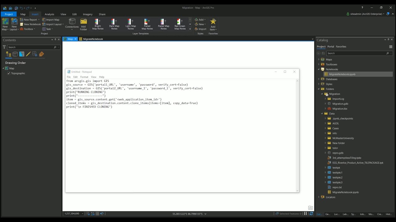 Migrate ArcGIS Enterprise Content with One Simple Script