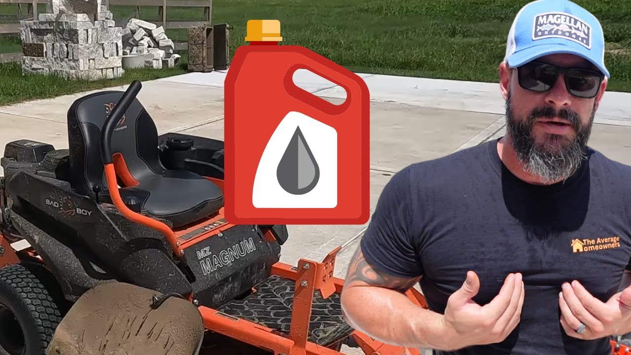 How To Change Lawnmower Oil - Bad Boy Oil Change and Maintenance
